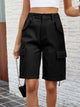 High Waist Denim Shorts with Pockets Trandify deal