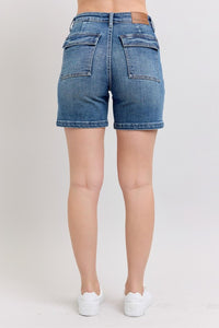 Judy Blue High Rise Denim Shorts For Women - Trendy and Comfortable Fit