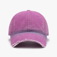 Distressed Washed Adjustable Baseball Cap Trandify deal