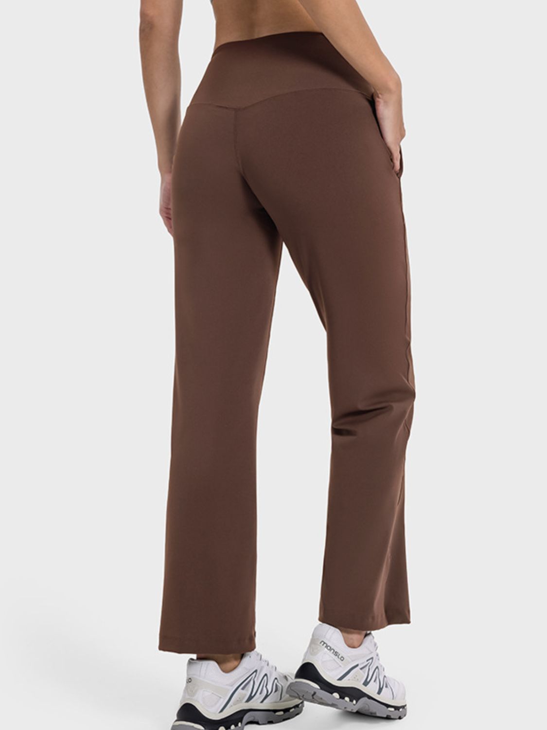 Millennia Pocketed High Waist Active Pants Trandify deal