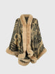 Printed Open Front Poncho Trandify deal
