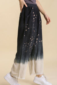 Umgee Plus Size Linen Wide Leg Pants for Women - Trandify Deal