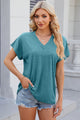 V-Neck Short Sleeve T-Shirt Trandify deal