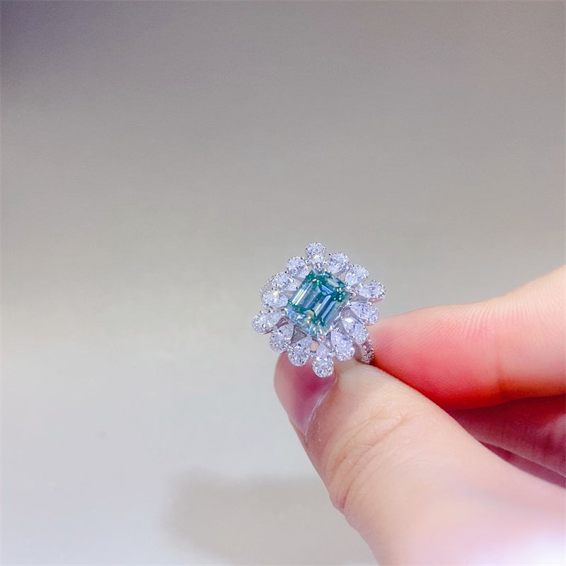 1 Carat Moissanite 925 Sterling Silver Ring Trandify deal