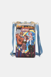 Nicole Lee USA Printed Crossbody Wallet Trandify Deal