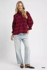 How to style a women's ruffle shirt with jeans