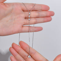 1.3 Carat Moissanite 925 Sterling Silver Drop Necklace Trandify deal