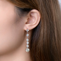 4 Carat Moissanite 925 Sterling Silver Earrings Trandify deal