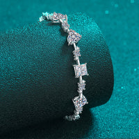 6.2 Carat Moissanite 925 Sterling Silver Bracelet Trandify Deal