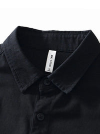 Men's Plus Size Color Block Button-Up Shirt – Trendy Casual Wear