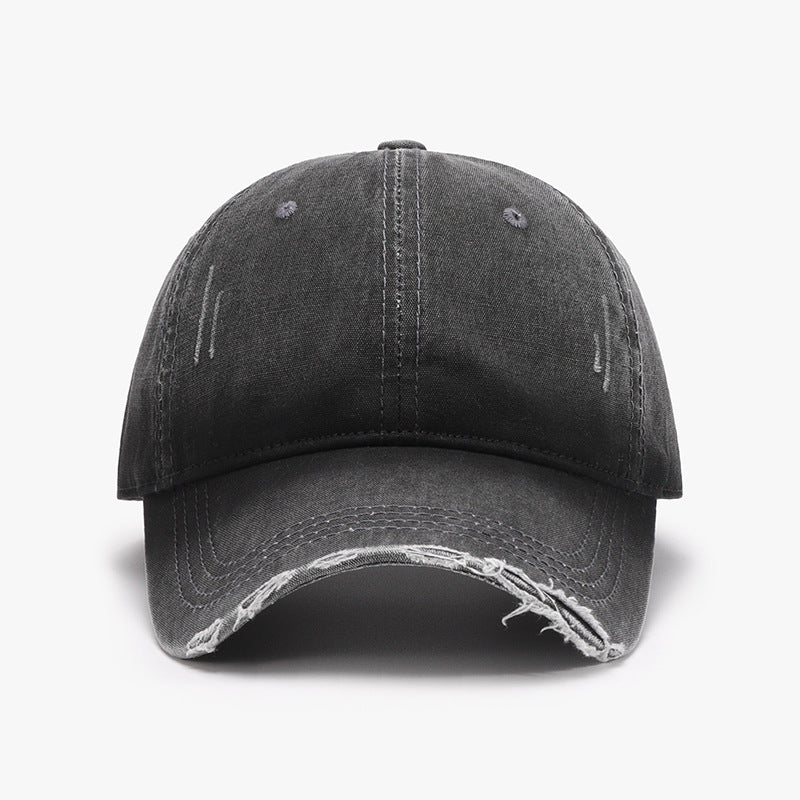 Distressed Washed Adjustable Baseball Cap Trandify deal