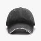 Distressed Washed Adjustable Baseball Cap Trandify deal