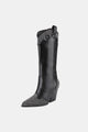 Weeboo Chunky Heel Rhinestone Decor Western Boots Trandify Deal