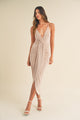 Mable Draped Detail Cami Midi Dress Trandify Deal