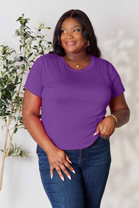 Basic Bae Full Size Round Neck Short Sleeve T-Shirt Trandify deal