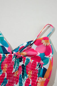 Printed V-Neck Maxi Cami Dress Trandify deal