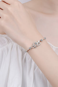 925 Sterling Silver Moissanite Bracelet Trandify Deal