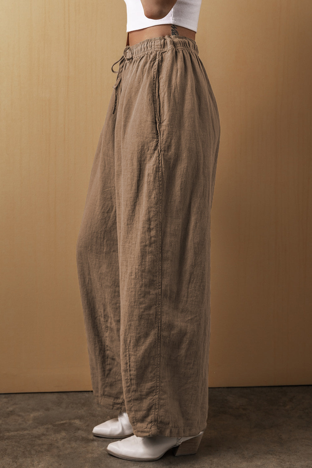 Drawstring Wide Leg Pants Trandify Deal
