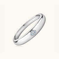 925 Sterling Silver Inlaid Moissanite Ring Trandify Deal