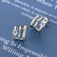 Moissanite 925 Sterling Silver Earrings Trandify deal