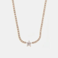 Titanium Steel Zircon Star Necklace Trandify Deal
