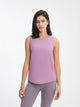 Women’s Cutout Back Active Tank Top – Cropped Yoga Tee for Workouts