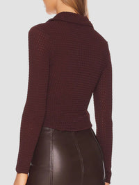Johnny Collar Long Sleeve Knit Shirt Trandify Deal