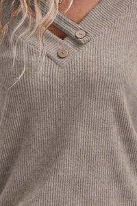 V-Neck Short Sleeve Top Trandify deal