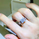 3 Carat Moissanite 925 Sterling Silver Square Shape Ring Trandify Deal