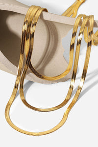 Triple-Layered Snake Chain Necklace Trandify Deal