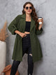 Plus Size Lapel Collar Roll-Tab Sleeve Trench Coat Trandify deal