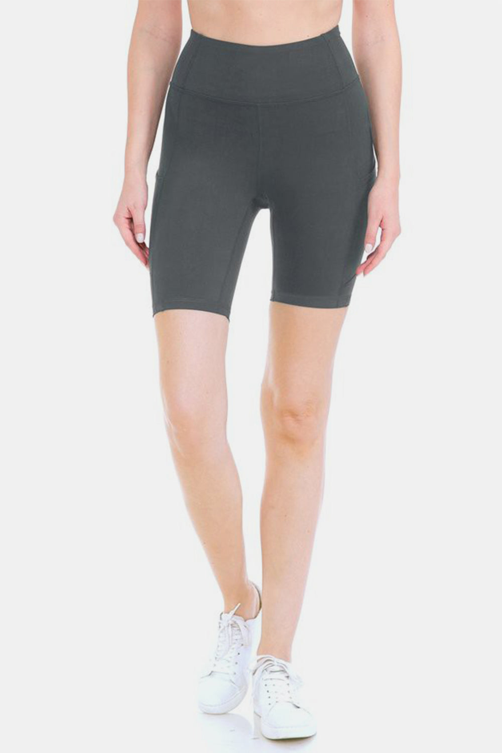Leggings Depot Full Size High Waist Active Shorts Trandify deal
