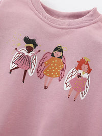 Kids Angel Sweatshirt - Cute Graphic Long Sleeve Top
