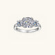3.5 Carat Moissanite 925 Sterling Silver Ring Trandify Deal