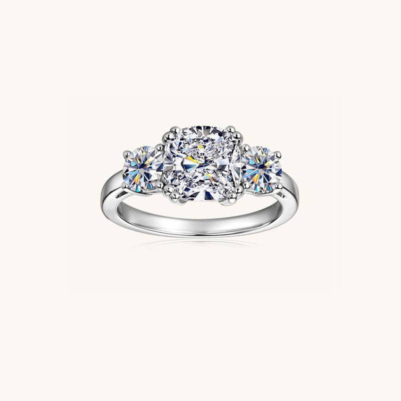 3.5 Carat Moissanite 925 Sterling Silver Ring Trandify Deal