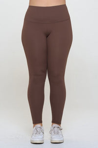 Yelete Full Size Fleece Lined High Waisted Leggings Trandify Deal