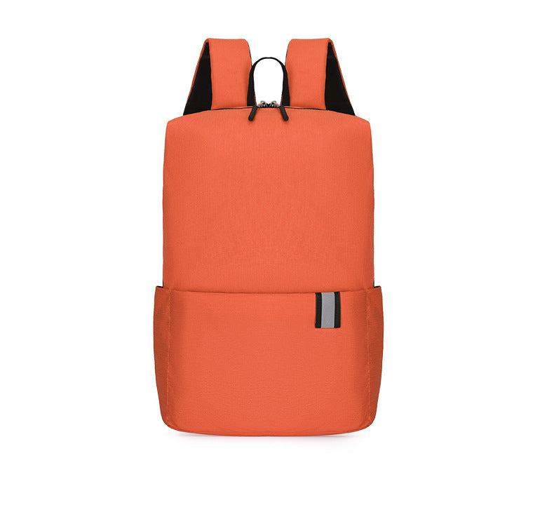 Solid Color Nylon Backpack Bag Trandify Deal