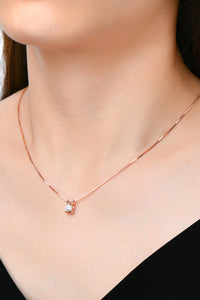 Moissanite 925 Sterling Silver Necklace Trandify deal