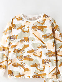 Kids Dinosaur Pajama Set - 2PC Cotton PJs