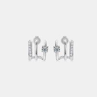 Moissanite 925 Sterling Silver Earrings Trandify deal