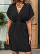 Perfee Ruched Short Sleeve Mini Dress Trandify deal