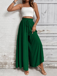 Tied High Waist Wide Leg Pants Trandify deal