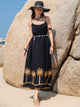 Embroidered Scoop Neck Midi Cami Dress Trandify Deal
