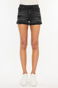 Kancan High Waist Distressed Denim Shorts Trandify deal