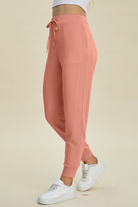 Basic Bae Full Size Air Scuba Drawstring High Waist Joggers Trandify Deal