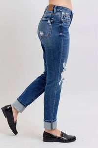 Comfortable Midi Rise Jeans for Plus Size Women – Judy Blue Denim