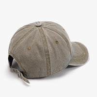 Distressed Washed Adjustable Baseball Cap Trandify deal