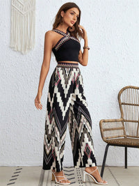 Wide Strap Sleeveless Top and Pants Set Trandify Deal