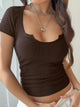 Casual outfit with women's viscose elastane t-shirt and jeans