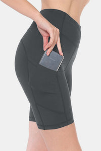 Leggings Depot Full Size High Waist Active Shorts Trandify deal